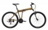 Велосипед STARK 16 Cobra 26' 19,5' хардтейл, рама алюминий, 21 ск., бронзово-коричневый